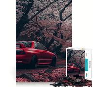 Rompecabezas Nissan Sakura Silvia GTR Sport Car para Adolescentes, 1000 Piezas, Juego Inteligente, Tiempo en Familia, patrón de ensamblaje, elección de Santa Claus (38x52cm)