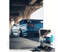 Rompecabezas Nissan Skyline R de 1000 Piezas para Adolescentes, Juguete para estimular la lógica y aliviar la tensión, Ideal para Pedir (38x52cm)