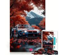 Rompecabezas Nissan Skyline R en Japón para Adolescentes, 1000 Piezas, Juguete Intelectual, diversión en Interiores, Corte de Calidad, Regalo Creativo (38x26cm)