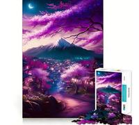 Rompecabezas Noche en casa de un Adolescente japonés de 1000 Piezas, Juguete de lógica Mental, Alivio de la ansiedad, Corte Firme, Regalo de cumpleaños (38x26cm)
