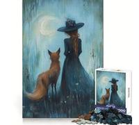 Rompecabezas Nocturnal Bond de 1000 Piezas para Adolescentes, Juguete de Habilidad Reason, Tiempo Sereno, Corte Exacto, Regalo increíble (50x75cm)