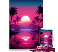 Rompecabezas Noir Neon Nostalgia de 1000 Piezas para Adultos, Juguete para desafiar la Mente, Tiempo Libre, diseño nítido, Regalo increíble (38x52cm)