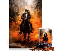 Rompecabezas Nomad Knight de 1000 Piezas para Adultos Mejora la Memoria Ideal para el Ocio Corte Firme Fiestas (50x75cm)