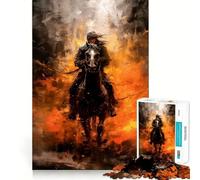 Rompecabezas Nomad Knight de 1000 Piezas para Adultos Mejora la Memoria Ideal para el Ocio Corte Firme Fiestas (50x75cm)