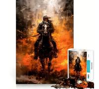 Rompecabezas Nomad Knight para Adultos, 1000 Piezas, fortalece la Memoria, vínculo Familiar, Bordes limpios, Regalo de cumpleaños (38x52cm)