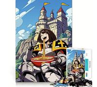 Rompecabezas Noodle Knight de 1000 Piezas para Adolescentes Desarrolla la Mente y Divierte a Toda la Familia Bordes precisos Regalo Memorable (38x26cm)