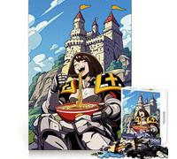 Rompecabezas Noodle Knight de 1000 Piezas para Adolescentes Desarrolla la Mente y Divierte a Toda la Familia Bordes precisos Regalo Memorable (38x26cm)