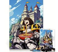 Rompecabezas Noodle Knight de 1000 Piezas para Adultos, Juguete para ejercitar la Mente y el Cerebro, Ideal para el hogar y el Ocio Bordes Ajustados Navidad (38x52cm)