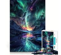Rompecabezas nórdico Aurora Boreal difícil para Adultos, 1000 Piezas, Juego Inteligente para el hogar, Disfruta del Montaje de la Imagen, Regalo Festivo (50x75cm)