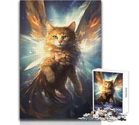 Rompecabezas Noria Cat Guardian de 1000 Piezas para Adolescentes, Juego Educativo para el Desarrollo de Habilidades, Momentos Especiales, tamaño 38x52cm