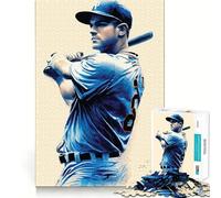 Rompecabezas Nos Encanta el béisbol 1000 Piezas Juego Estimula el Pensamiento Cierre Seguro Sin Piezas Sueltas Desafío Interactivo para el Cerebro en casa (38x26cm)