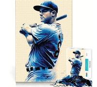 Rompecabezas Nos Encanta el béisbol con 1000 Piezas Juego Divertido con tecnología Avanzada de Corte láser Juguete de Entretenimiento para Interiores (50x75cm)