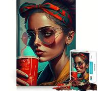 Rompecabezas Nos Encanta el café de 1000 Piezas Ideal para estimular la concentración Diversión Garantizada Corte láser para un Ajuste Actividad para Compartir con Tus Seres Queridos