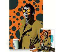 Rompecabezas Nos Encanta el café de 1000 Piezas Juego cognitivo Divertido Troquelado de Alta precisión aliviar el estrés (38x52cm)