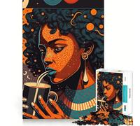 Rompecabezas Nos Encanta el café para Adolescentes 1000 Piezas diversión Estimulante componentes Resistentes y de Corte Limpio Actividad para Compartir en Familia (38x52cm)