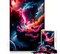 Rompecabezas Nubes Estelares de 1000 Piezas para Adultos Recall Upgrade Alivio del estrés Corte Ajustado Selección de Deseos de Santa Claus 50x75cm