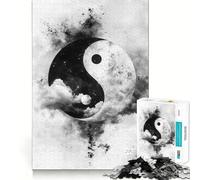 Rompecabezas Nubes Yin Yang para Adolescentes, 1000 Piezas, para desarrollar la Memoria, Tiempo Libre, Bordes limpios, Regalo Encantador 50x75cm