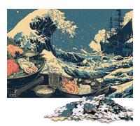 Rompecabezas Ocean Feast Sushi & Storm para Adultos, 300 Piezas, para Adolescentes a Partir de 12 años, Regalo de Nochebuena, 300 Piezas (40 x 28 cm)