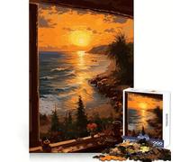 Rompecabezas Oceanview Sunset de 1000 Piezas para Adultos, Juguete de lógica para Fortalecer la Mente, Divertido y Elegante (50x75cm)
