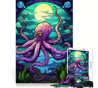 Rompecabezas Octopus Magic The Sea de 1000 Piezas para Adolescentes Juguete Educativo para Toda la Familia Corte de Calidad Regalo Elegante (38x52cm)