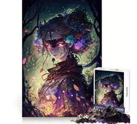 Rompecabezas Oiran Manga Girl V de 1000 Piezas para Adolescentes Remember Boost Serene Time Smooth Cut Elegant Gift (50x75cm)