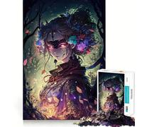 Rompecabezas Oiran Manga Girl V de 1000 Piezas para Adolescentes Remember Boost Serene Time Smooth Cut Elegant Gift (50x75cm)