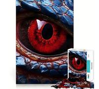 Rompecabezas Ojo de Dragón Rojo de 1000 Piezas para Adolescentes Juguete para ejercitar la Mente Diseño Relajante Regalo Ideal para armar (50x75cm)