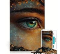 Rompecabezas Ojo Místico con Naturaleza de 1000 Piezas para Adultos y Adolescentes Juguete de lógica Tiempo de relajación Corte de precisión Regalo Ideal (38x26cm)