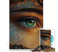 Rompecabezas Ojo Místico con Naturaleza para Adolescentes, 1000 Piezas, Desarrollo de Memoria, Calma, Relajación, Diseño, Montaje, Regalo Clásico (50x75cm)