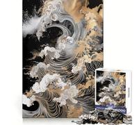 Rompecabezas Olas Furiosas para Adolescentes, 1000 Piezas, Concentración Mental, Recreación Pacífica, Ajuste Perfecto, Regalo Encantador (50x75cm)