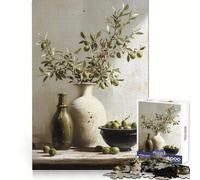 Rompecabezas Olive Branch Bounty de 1000 Piezas para Adultos, un desafío Mental, Juguete Divertido (38x26cm)