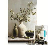 Rompecabezas Olive Branch Bounty para Adultos de 1000 Piezas, Juguete para ejercitar la Mente, antiestrés, decoración de Pared con diseño nítido (38x52cm)