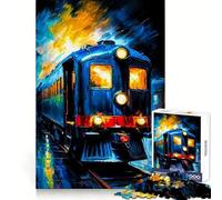 Rompecabezas On Track In The Rain de 1000 Piezas para Adultos Regalos para Mejorar la Memoria y Relajarse mentalmente Corte Premium Sorpresa cálida (38x26cm)