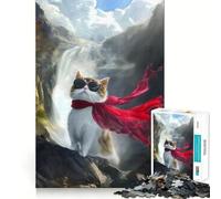 Rompecabezas One Cool Cat de 1000 Piezas para Adultos, Juguete para estimular la lógica, Divertido y Elegante, Regalo (38x26cm)