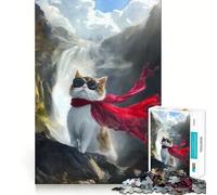 Rompecabezas One Cool Cat para Adultos, 1000 Piezas, Juguete para ejercitar la Mente, Divertido y Relajante, Ideal para armar, Regalo navideño (50x75cm)
