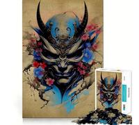 Rompecabezas Oni Samurai de 1000 Piezas para Adolescentes Juguete de lógica Clara, Ligero y Relajante Corte Perfecto Regalo conmovedor (50x75cm)