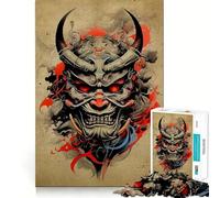 Rompecabezas Oni Samurai No 1000 Piezas para Adolescentes Juguete Educativo para Toda la Familia Corte de Calidad Regalo Elegante (50x75cm)