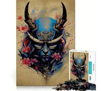 Rompecabezas Oni Samurai No para Adolescentes, 1000 Piezas, Juguete de Habilidad, Juego Relajante, Corte Exacto, Regalo de Santa Claus (50x75cm)