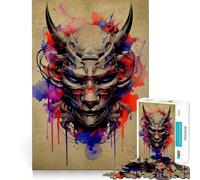 Rompecabezas Oni Samurai No para Adolescentes, 1000 Piezas, Juguete Intelectual, diversión en Interiores, Corte de Calidad, Regalo Creativo (38x26cm)