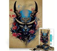 Rompecabezas Oni Samurai No para Adultos, 1000 Piezas, Mejora la Memoria, Entretenimiento, precisión, Bonito Regalo (38x52cm)