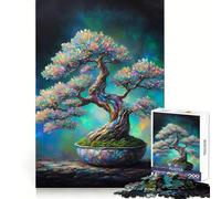 Rompecabezas Opal Bonsai de 1000 Piezas para Adolescentes, Juguete cognitivo, pasatiempo Relajante, Borde Premium, Lista de Deseos de Santa Claus (38x52cm)