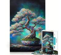 Rompecabezas Opal Bonsai de 1000 Piezas para Adolescentes Juguete Relajante Que estimula la Memoria y CREA Bordes Ajustados Regalo Premium (50x75cm)