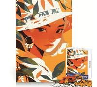 Rompecabezas Orange Lady de 1000 Piezas para Adolescentes Juguete Educativo para Toda la Familia Corte de Calidad Regalo Elegante (50x75cm)