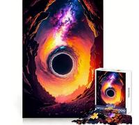 Rompecabezas Orange Portal para Adolescentes, 1000 Piezas, Juguete de razonamiento y Habilidad, Juego Relajante, Corte Exacto, Regalo de Papá Noel (38x52cm)