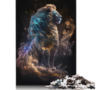 Rompecabezas Orgullo Infinito del león, Juego de Bricolaje, Rompecabezas de cartón Premium para Mujeres, Hombres y niños, Regalo para el Día del Niño, 1000 Piezas (75 x 50 cm)