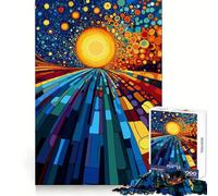 Rompecabezas Original Camino al Espacio para Adolescentes, 1000 Piezas, Juguete Intelectual, Escape Tranquilo, Corte de Calidad, Regalo de Temporada (38x26cm)