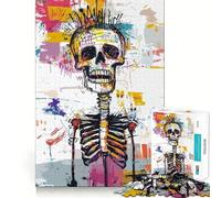Rompecabezas Original de 1000 Piezas con diseño de Calavera y Esqueleto para Adolescentes Juguete para estimular la lógica y aliviar la tensión Diseño Ideal para Pedir como de Navidad