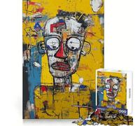Rompecabezas Original Hombre con Gripe, 1000 Piezas para Adolescentes, Ideal para Recordar, estimular la Tranquilidad, Momentos de Paz, Corte Suave y Regalo Elegante (38x52cm)