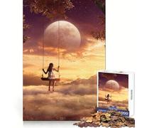 Rompecabezas oscilante de 1000 Piezas para Adolescentes Juguete para ejercitar la Mente Regalo Original para una escapada Tranquila 50x75cm
