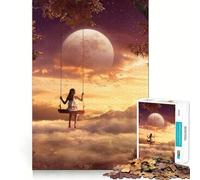 Rompecabezas oscilante de 1000 Piezas para Adolescentes Juguete para ejercitar la Mente Regalo Original para una escapada Tranquila 50x75cm